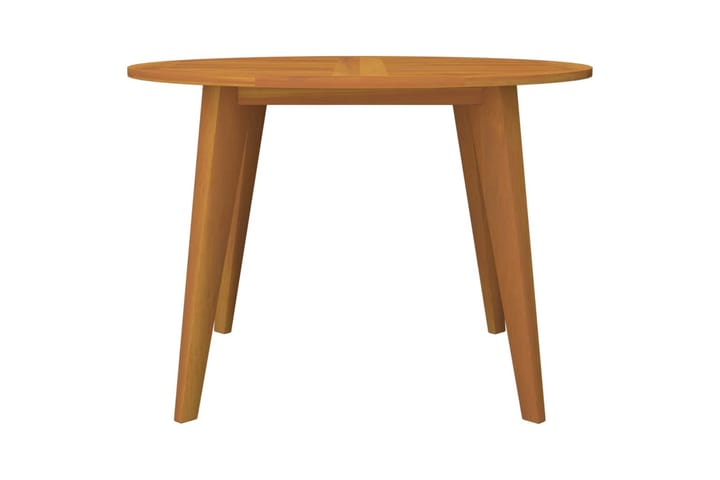Puutarhapöytä Ã˜110x75 cm täysi akaasiapuu - Ruskea - Ruokapöytä terassille