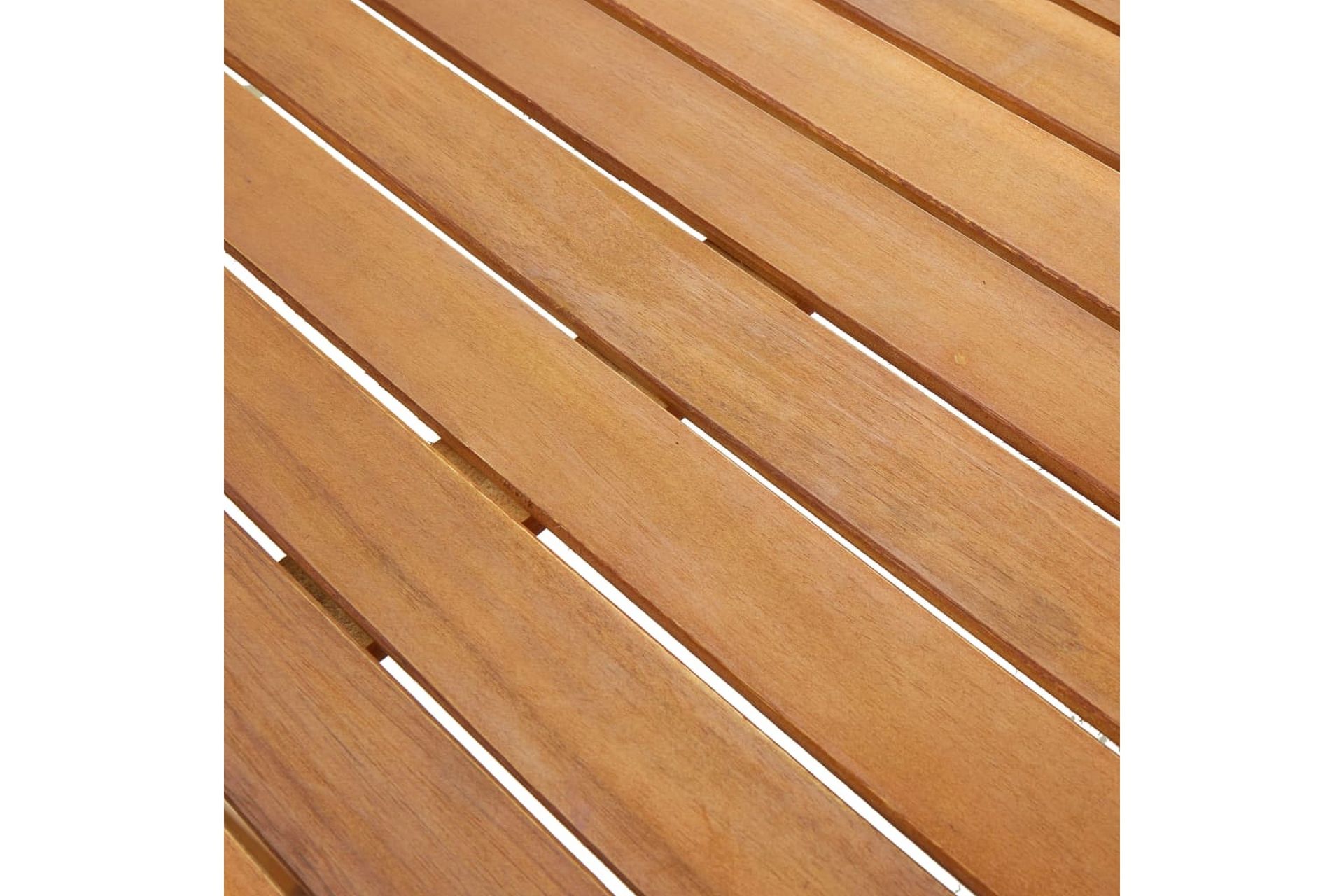 Puutarhapöytä 140x80x74 cm täysi akaasiapuu - Ruskea - Puutarhakalusteet - Terassipöydät - Ruokapöytä terassille