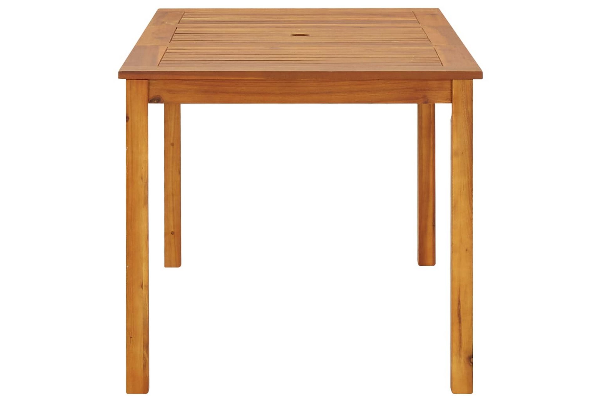 Puutarhapöytä 140x80x74 cm täysi akaasiapuu - Ruskea - Puutarhakalusteet - Terassipöydät - Ruokapöytä terassille