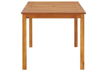 Puutarhapöytä 140x80x74 cm täysi akaasiapuu - Ruskea - Puutarhakalusteet - Terassipöydät - Ruokapöytä terassille
