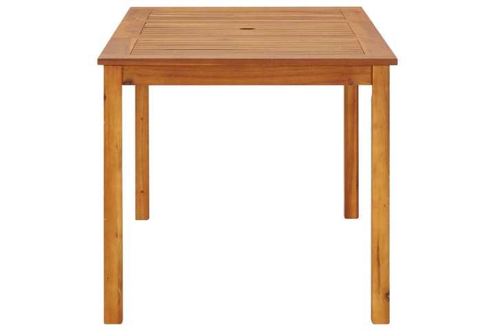Puutarhapöytä 140x80x74 cm täysi akaasiapuu - Ruskea - Ruokapöytä terassille