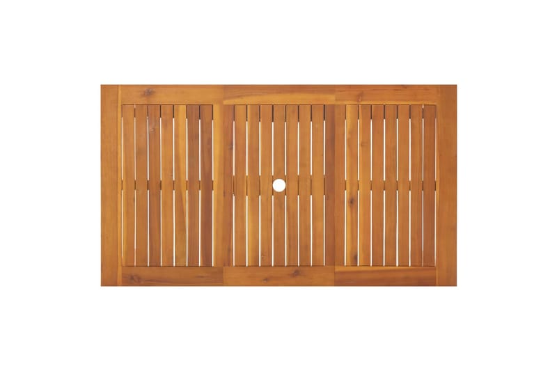 Puutarhapöytä 140x80x74 cm täysi akaasiapuu - Ruskea - Puutarhakalusteet - Terassipöydät - Ruokapöytä terassille