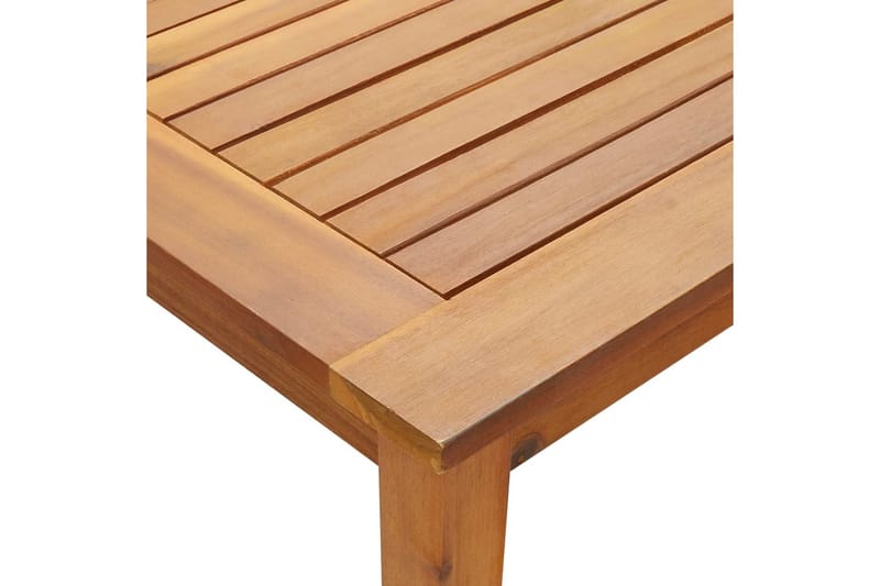 Puutarhapöytä 140x80x74 cm täysi akaasiapuu - Ruskea - Puutarhakalusteet - Terassipöydät - Ruokapöytä terassille