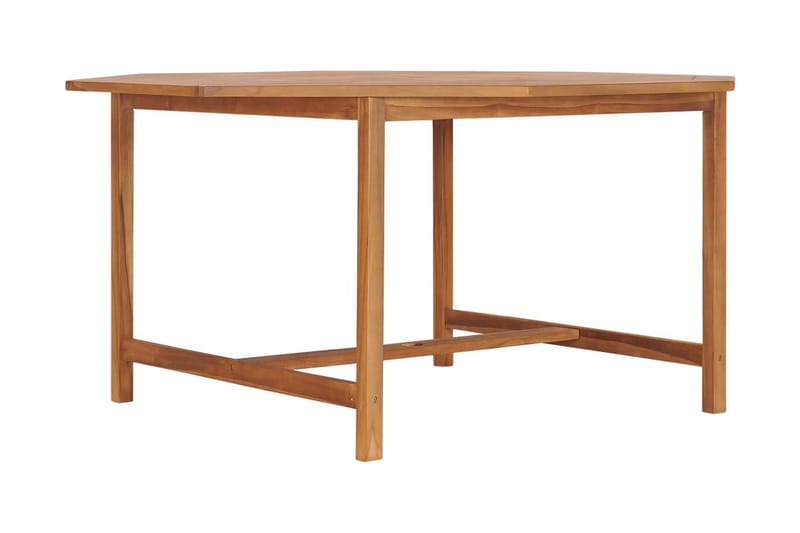 Puutarhapöytä 150x150x75 cm täysi tiikki - Ruskea - Puutarhakalusteet - Terassipöydät - Ruokapöytä terassille