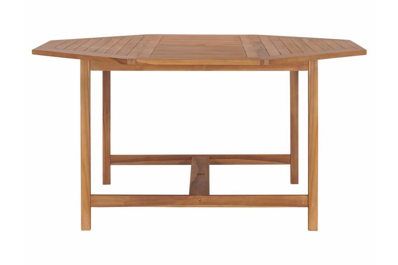 Puutarhapöytä 150x150x75 cm täysi tiikki - Ruskea - Puutarhakalusteet - Terassipöydät - Ruokapöytä terassille
