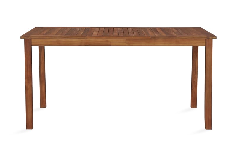 Puutarhapöytä 150x90x74 cm täysi akaasiapuu - Ruskea - Puutarhakalusteet - Terassipöydät - Ruokapöytä terassille