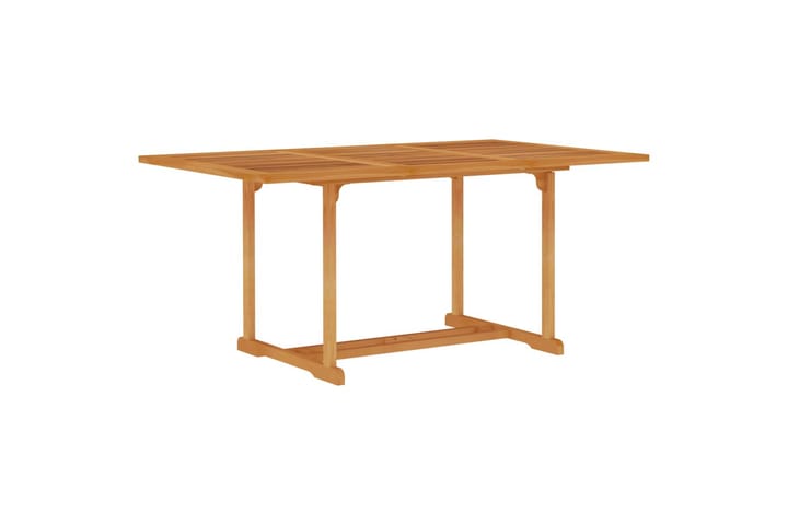 Puutarhapöytä 150x90x75 cm täysi tiikki - Ruokapöytä terassille