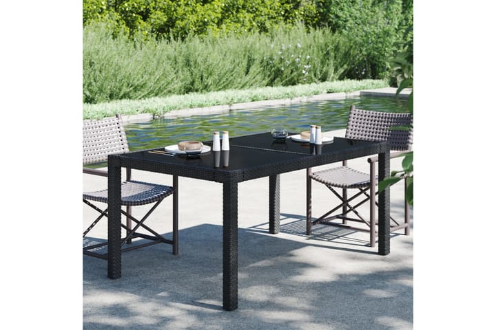Puutarhapöytä 150x90x75cm - Ruokapöytä terassille
