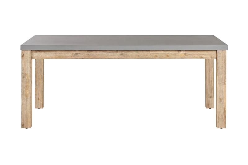 Puutarhapöytä 180 x 90 cm Harmaa OSTUNI - Harmaa - Puutarhakalusteet - Terassipöydät - Ruokapöytä terassille