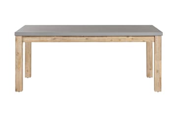 Puutarhapöytä 180 x 90 cm Harmaa OSTUNI - Harmaa - Puutarhakalusteet - Terassipöydät - Ruokapöytä terassille