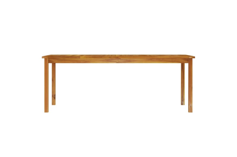 Puutarhapöytä 200x100x74 cm täysi akaasiapuu - Ruskea - Puutarhakalusteet - Terassipöydät - Ruokapöytä terassille