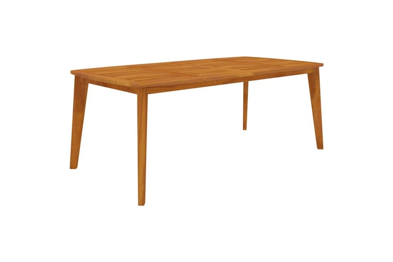 Puutarhapöytä 200x100x75 cm täysi akaasiapuu - Ruskea - Puutarhakalusteet - Terassipöydät - Ruokapöytä terassille