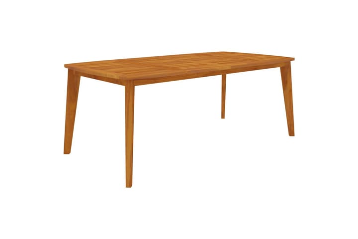 Puutarhapöytä 200x100x75 cm täysi akaasiapuu - Ruskea - Ruokapöytä terassille