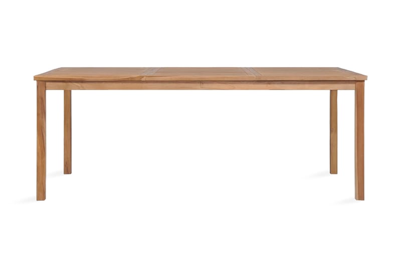 Puutarhapöytä 200x100x77 cm tiikki - Ruskea - Puutarhakalusteet - Terassipöydät - Ruokapöytä terassille