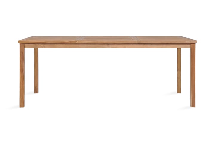 Puutarhapöytä 200x100x77 cm tiikki - Ruskea - Ruokapöytä terassille