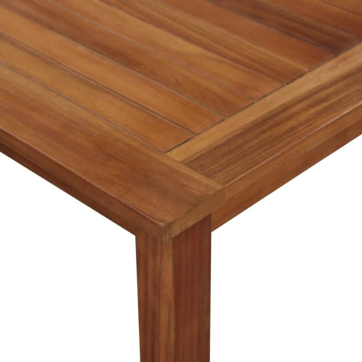 Puutarhapöytä 200x90x74 cm täysi akaasiapuu - Ruskea - Ruokapöytä terassille