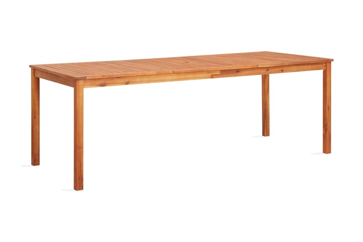 Puutarhapöytä 215x90x74 cm täysi akaasiapuu - Ruokapöytä terassille