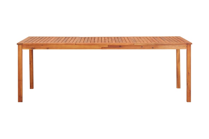 Puutarhapöytä 215x90x74 cm täysi akaasiapuu - Puutarhakalusteet - Terassipöydät - Ruokapöytä terassille