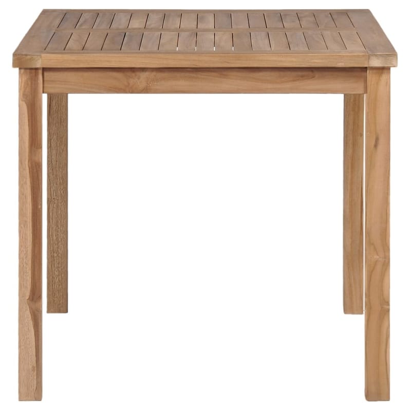Puutarhapöytä 80x80x77 cm tiikki - Ruskea - Puutarhakalusteet - Terassipöydät - Ruokapöytä terassille