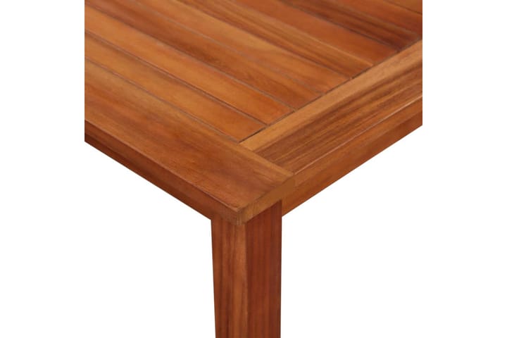 Puutarhapöytä 85x85x74 cm täysi akaasiapuu - Ruskea - Ruokapöytä terassille