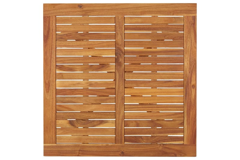 Puutarhapöytä 85x85x75 cm täysi akasiapuu - Ruskea - Puutarhakalusteet - Terassipöydät - Ruokapöytä terassille