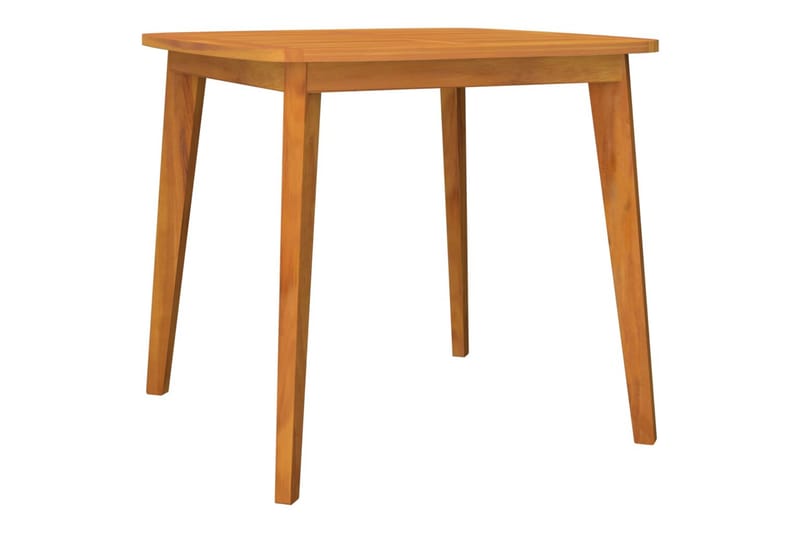 Puutarhapöytä 85x85x75 cm täysi akasiapuu - Ruskea - Puutarhakalusteet - Terassipöydät - Ruokapöytä terassille