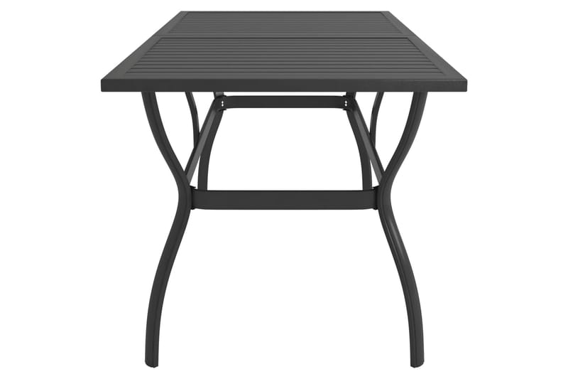 Puutarhapöytä antrasiitti 140x80x72 cm teräs - Antrasiitti - Puutarhakalusteet - Terassipöydät - Ruokapöytä terassille