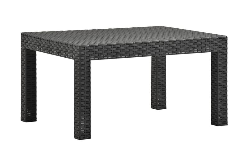 Puutarhapöytä antrasiitti 58x58x41 cm PP - Antrasiitti - Puutarhakalusteet - Terassipöydät - Ruokapöytä terassille