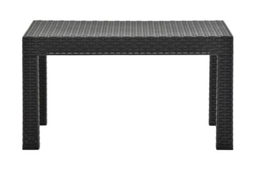 Puutarhapöytä antrasiitti 58x58x41 cm PP - Antrasiitti - Puutarhakalusteet - Terassipöydät - Ruokapöytä terassille