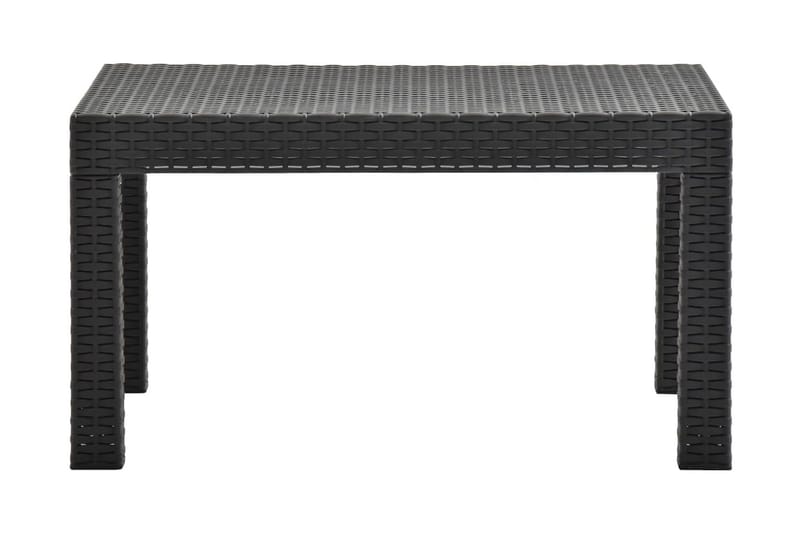 Puutarhapöytä antrasiitti 58x58x41 cm PP - Antrasiitti - Puutarhakalusteet - Terassipöydät - Ruokapöytä terassille