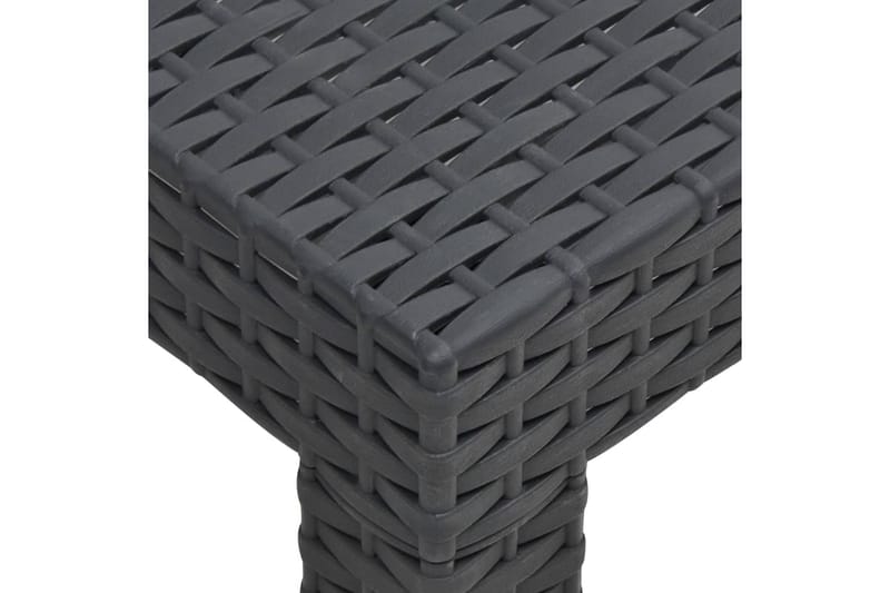 Puutarhapöytä antrasiitti 58x58x41 cm PP - Antrasiitti - Puutarhakalusteet - Terassipöydät - Ruokapöytä terassille