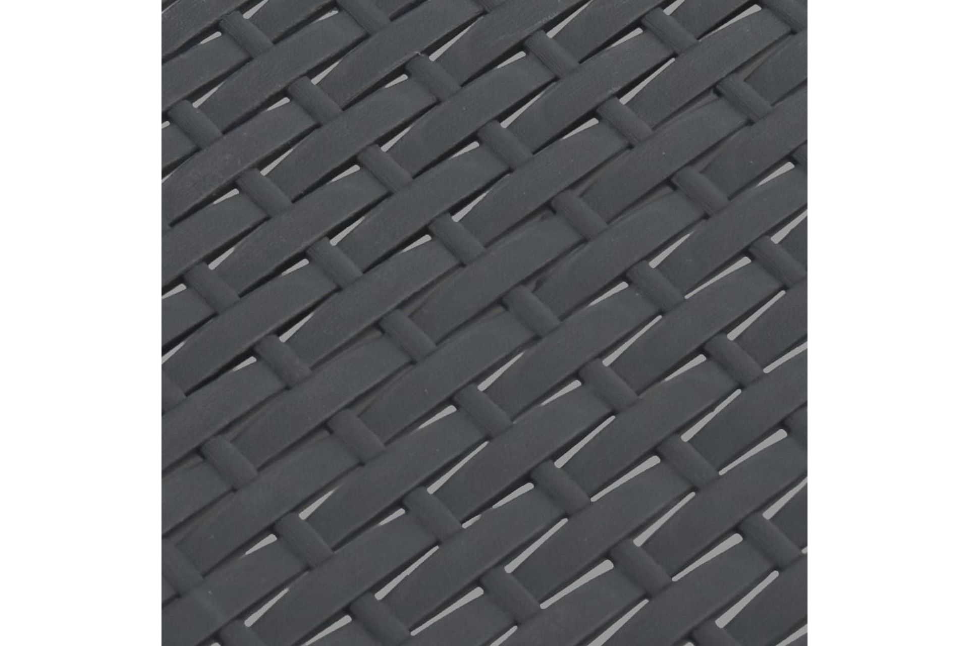 Puutarhapöytä antrasiitti 58x58x41 cm PP - Antrasiitti - Puutarhakalusteet - Terassipöydät - Ruokapöytä terassille