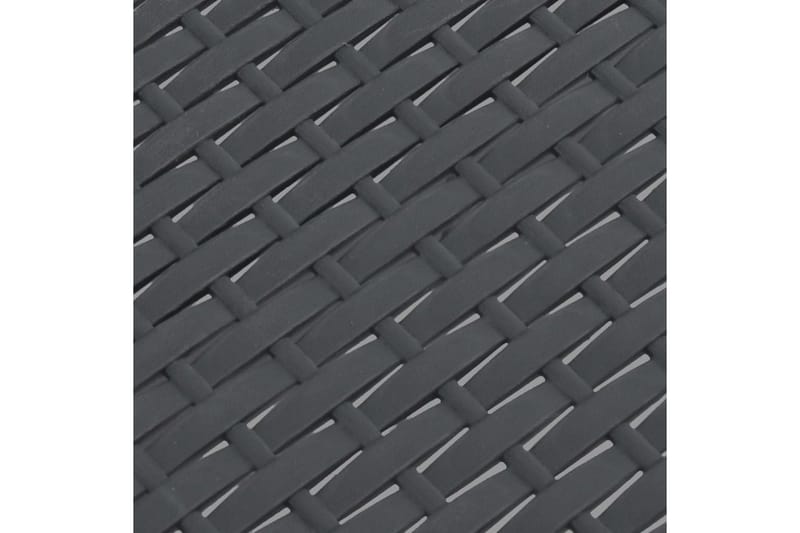 Puutarhapöytä antrasiitti 58x58x41 cm PP - Antrasiitti - Puutarhakalusteet - Terassipöydät - Ruokapöytä terassille