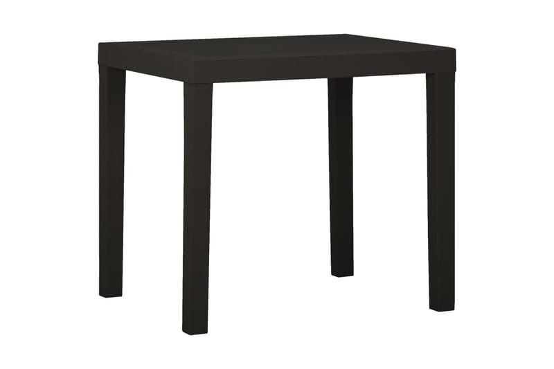 Puutarhapöytä antrasiitti 79x65x72 cm muovi - Antrasiitti - Puutarhakalusteet - Terassipöydät - Ruokapöytä terassille