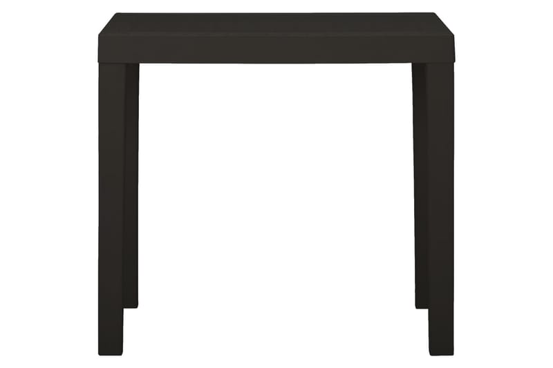 Puutarhapöytä antrasiitti 79x65x72 cm muovi - Antrasiitti - Puutarhakalusteet - Terassipöydät - Ruokapöytä terassille