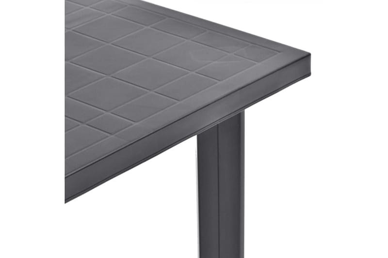 Puutarhapöytä antrasiitti 80x75x72 cm muovi - Antrasiitti - Puutarhakalusteet - Terassipöydät - Ruokapöytä terassille