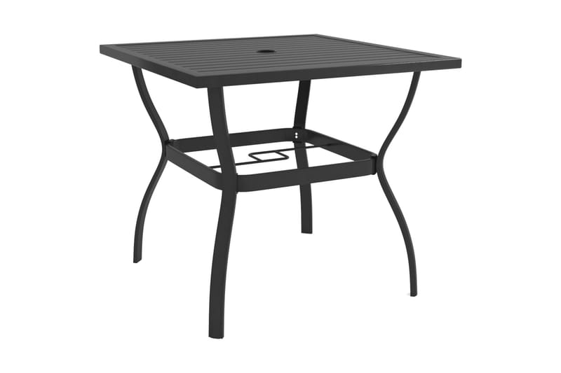 Puutarhapöytä antrasiitti 81,5x81,5x72 cm teräs - Antrasiitti - Puutarhakalusteet - Terassipöydät - Ruokapöytä terassille