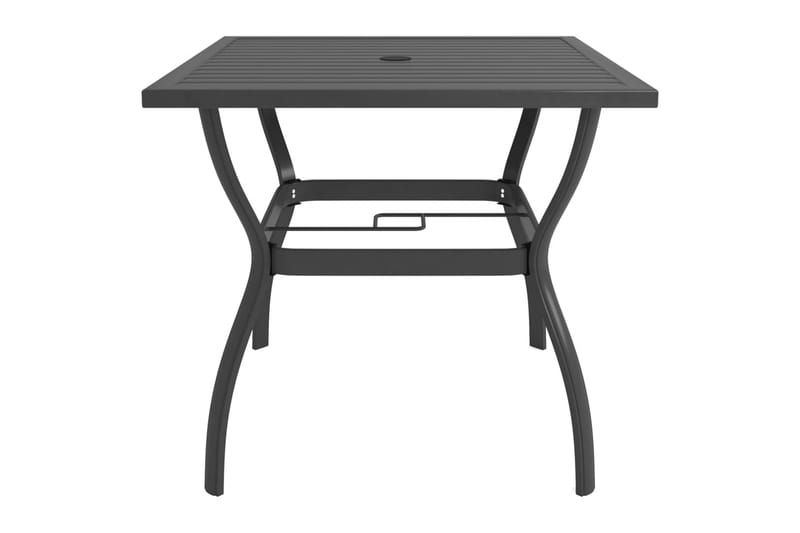 Puutarhapöytä antrasiitti 81,5x81,5x72 cm teräs - Antrasiitti - Puutarhakalusteet - Terassipöydät - Ruokapöytä terassille