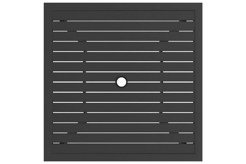 Puutarhapöytä antrasiitti 81,5x81,5x72 cm teräs - Antrasiitti - Puutarhakalusteet - Terassipöydät - Ruokapöytä terassille