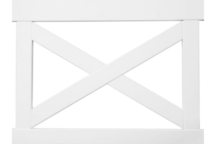 Puutarhapöytä Baltic II 100 x 55 cm Akaasia - Valkoinen - Ruokapöytä terassille