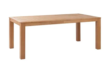 Puutarhapöytä Eukaliptus 190 x 105 cm MONSANO - Puu/Luonnonväri - Puutarhakalusteet - Terassipöydät - Ruokapöytä terassille