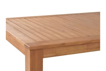 Puutarhapöytä Eukaliptus 190 x 105 cm MONSANO - Puu/Luonnonväri - Puutarhakalusteet - Terassipöydät - Ruokapöytä terassille