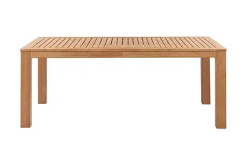 Puutarhapöytä Eukaliptus 190 x 105 cm MONSANO - Puu/Luonnonväri - Puutarhakalusteet - Terassipöydät - Ruokapöytä terassille