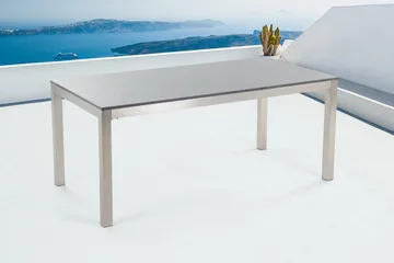 Puutarhapöytä Grosseto 180 cm - Harmaa - Puutarhakalusteet - Terassipöydät - Ruokapöytä terassille