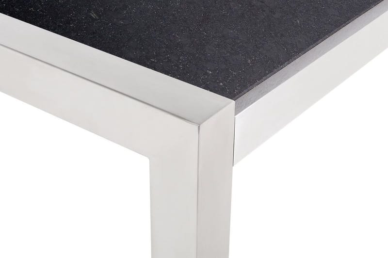 Puutarhapöytä Grosseto 180 cm - Musta - Puutarhakalusteet - Terassipöydät - Ruokapöytä terassille