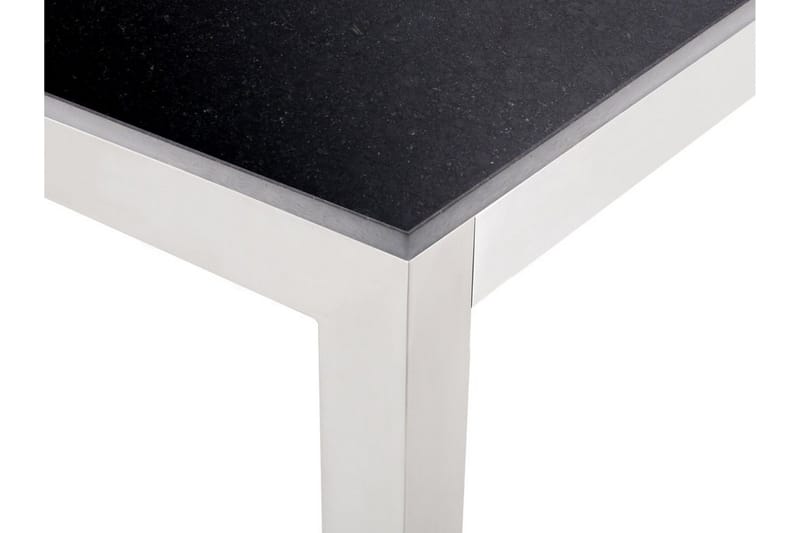 Puutarhapöytä Grosseto 180 cm - Musta - Puutarhakalusteet - Terassipöydät - Ruokapöytä terassille