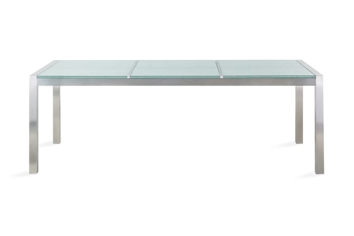 Puutarhapöytä Grosseto 220 cm - Läpinäkyvä - Ruokapöytä terassille
