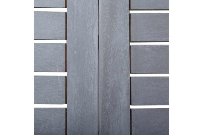 Puutarhapöytä harmaa 120x70x74 cm täysi akaasiapuu - Harmaa - Puutarhakalusteet - Terassipöydät - Ruokapöytä terassille