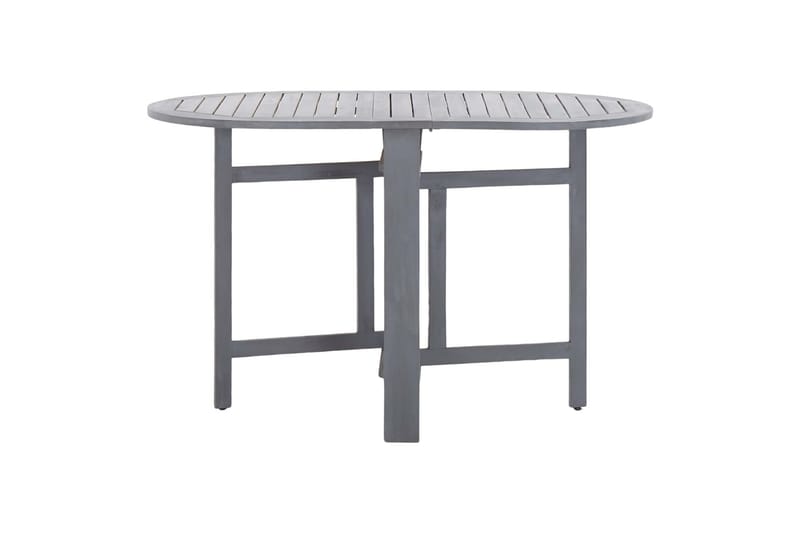 Puutarhapöytä harmaa 120x70x74 cm täysi akaasiapuu - Harmaa - Puutarhakalusteet - Terassipöydät - Ruokapöytä terassille