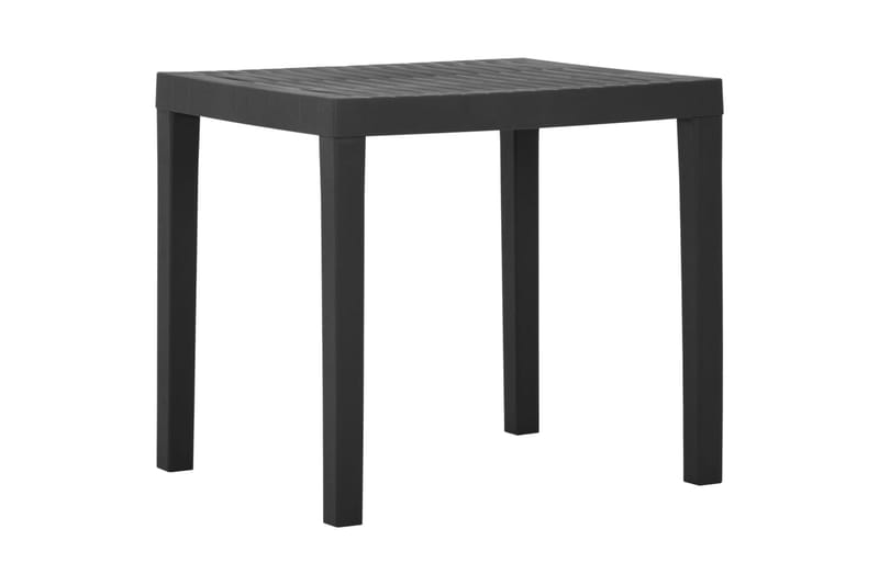Puutarhapöytä harmaa 79x65x72 cm muovi - Puutarhakalusteet - Terassipöydät - Ruokapöytä terassille